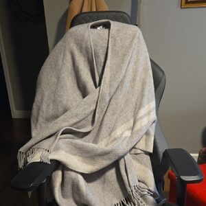 Banana Republic Gray Wool Blend Wrap